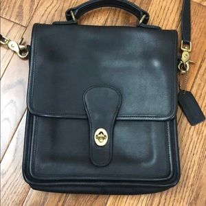Vintage Coach Bag in Genuine Leather